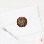Sticker Rond Conte de fées rustique Faveur mariage (Enveloppe)