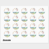 Sticker Rond Contemplation (Feuille)