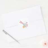 Sticker Rond Conteneur alimentaire chinois (Enveloppe)
