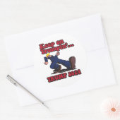 Sticker Rond Continuer sur Trumpin (Enveloppe)