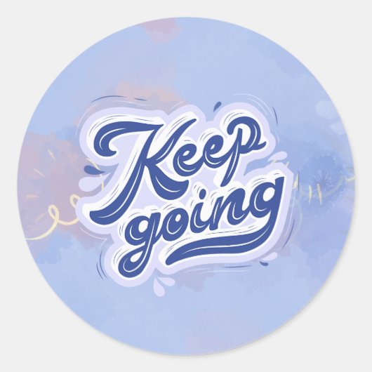 Sticker Rond Continuez (Devant)