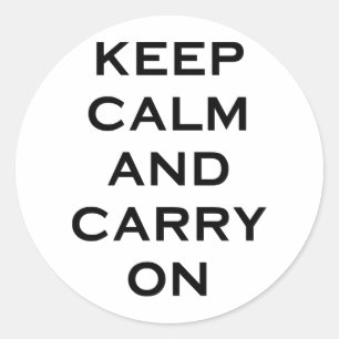 Sticker Rond Continuez À Continuer À Vous Rendre Calme