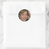 Sticker Rond Continuez à sourire (Sac)