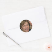 Sticker Rond Continuez à sourire (Enveloppe)