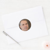 Sticker Rond Continuez à sourire (Enveloppe)