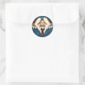 Sticker Rond contorsionniste (Sac)