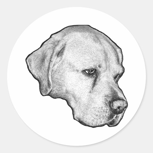 Sticker Rond Contour de souffle cool (Devant)