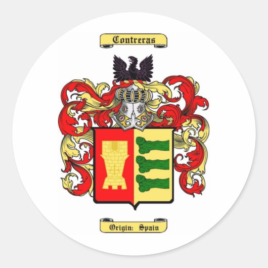 Sticker Rond contreras (Devant)