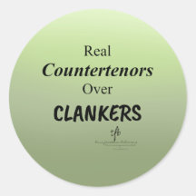Contreténors sur le green de Clankers Anti-déverse