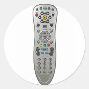 Sticker Rond Contrôle à distance