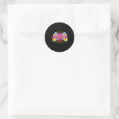 Sticker Rond Contrôleur de jeu vidéo (Sac)