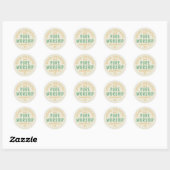 Sticker Rond Convention spéciale de 2025 | JW (Feuille)