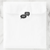 Sticker Rond Conversation (Sac)