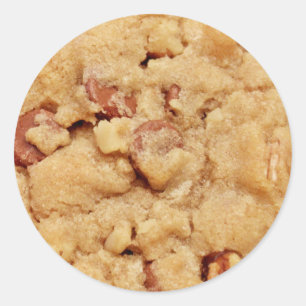Sticker Rond Cookie à chips au chocolat