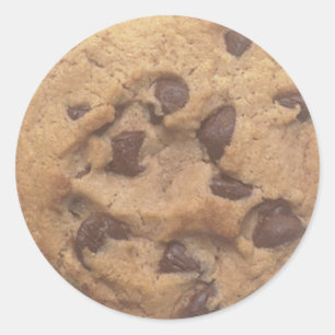 Sticker Rond Cookie à chips au chocolat