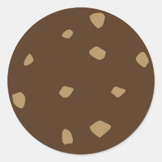 Sticker Rond Cookie au chocolat