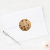 Sticker Rond cookie de jetons au chocolat (Enveloppe)