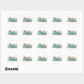 Sticker Rond Cookie de Noël Heist (Feuille)