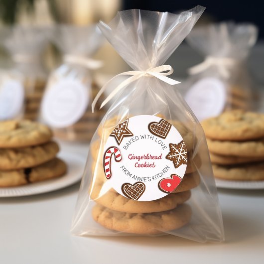 Sticker Rond Cookie de vacances