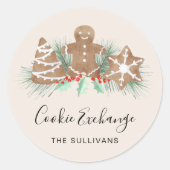 Sticker Rond Cookie Exchange (Devant)