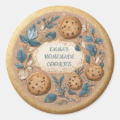 Sticker Rond Cookie fait maison (Devant)