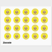 Sticker Rond Cookie intelligent (Feuille)