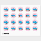 Sticker Rond Cookie Monster | Bon appétit Chill (Feuille)