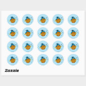Sticker Rond Cookie Monster | Hors de ce monde (Feuille)