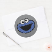 Sticker Rond Cookie Monster | Rétro des années 80 (Enveloppe)