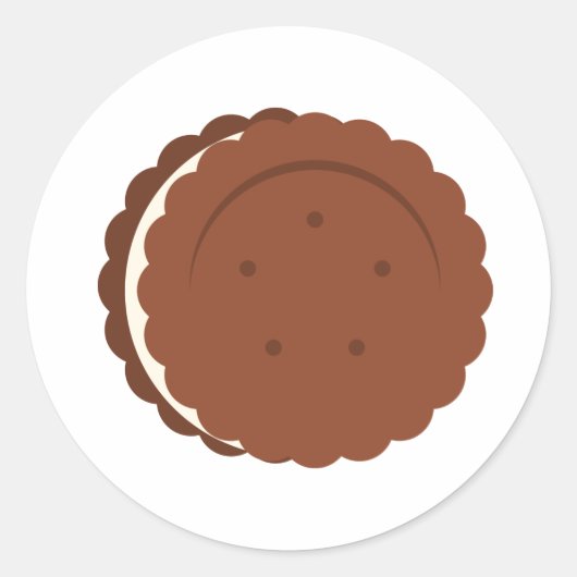 Sticker Rond Cookie Oreo (Devant)