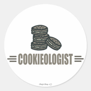 Sticker Rond Cookies amusants