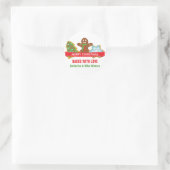 Sticker Rond Cookies de Noël (Sac)