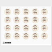 Sticker Rond Cookies faits maison (Feuille)