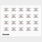 Sticker Rond Cookies & Milk Love (Feuille)