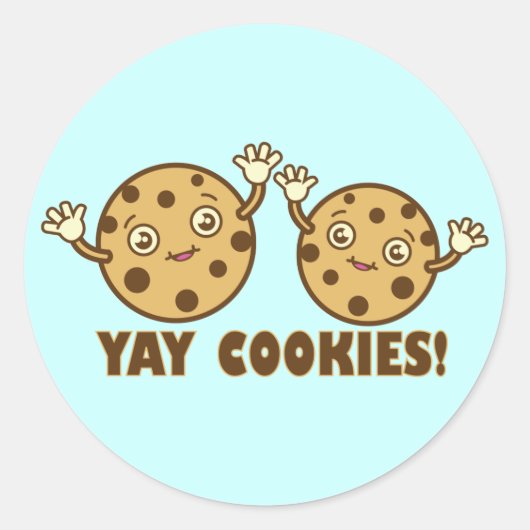 Sticker Rond Cookies, Yay (Devant)