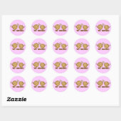 Sticker Rond Cookies, Yay (Feuille)