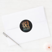 Sticker Rond Cool Arrowhead Conception De Chasse Pour Hommes Fe (Enveloppe)