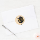 Sticker Rond Cool Bee (Enveloppe)