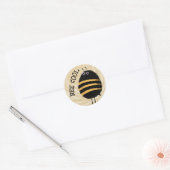 Sticker Rond Cool Bee (Enveloppe)