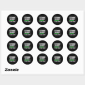 Sticker Rond Cool Bowling Art Pour Hommes Femmes Bowler Bowling (Feuille)