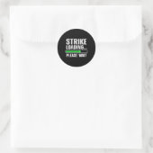 Sticker Rond Cool Bowling Art Pour Hommes Femmes Bowler Bowling (Sac)