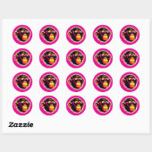 STICKER ROND COOL CHIMP 2 (Feuille)