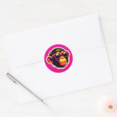 STICKER ROND COOL CHIMP 2 (Enveloppe)