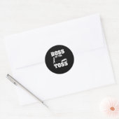 Sticker Rond Cool Cornhole Champion Cornhole (Enveloppe)