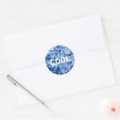 Sticker Rond Cool de glace (Enveloppe)