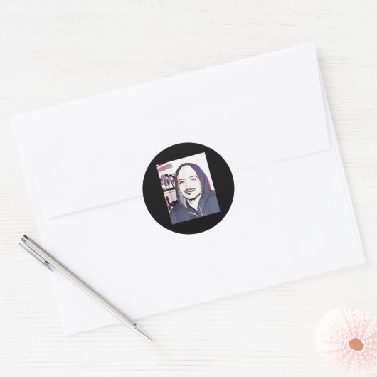 Sticker Rond Cool Dude  (Enveloppe)