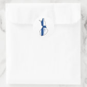 Sticker Rond Cool Finlande (Sac)