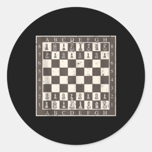 Sticker Rond Cool Jeu d'échecs Halloween Costume drôle Lazy