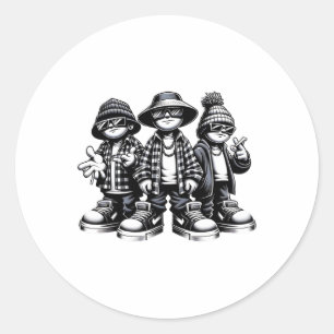 Sticker Rond Cool Mexicain Pride Cinco De Mayo Latino Chicano C
