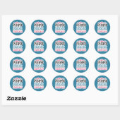 Sticker Rond cool ouvrir avec soin mot art Business (Feuille)